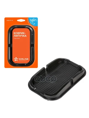 Коврик Панели Приборов Airline Противоскользящий Липучка C Бортиком 10*15 См AIRLINE арт. ASM-BP-04