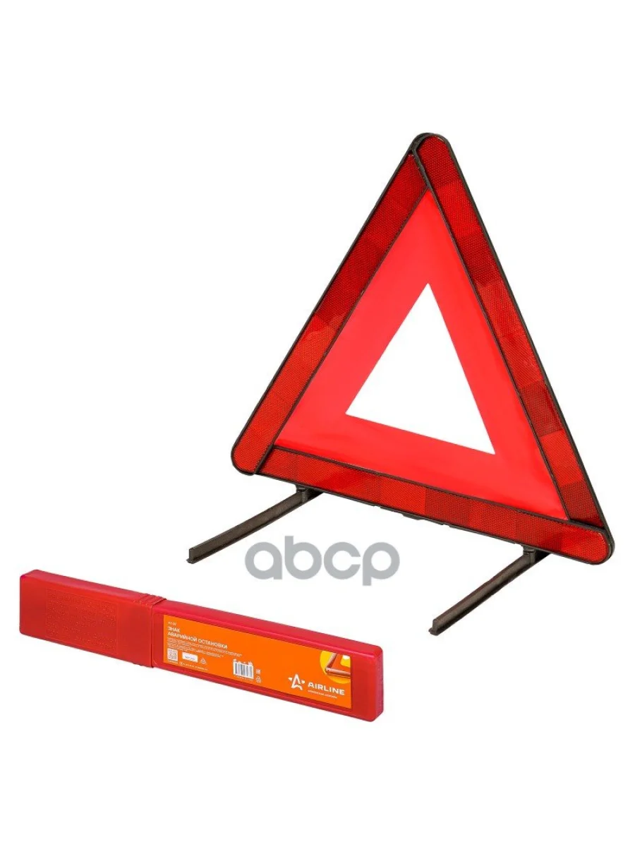 Знак Аварийной Остановки Airline Пластиковый, В Пенале (At-05) AIRLINE арт. AT-05  в Перми Пермском крае