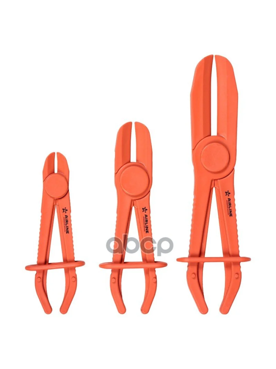 Зажим Для Резиновых Шлангов D 11-60 Мм. (Набор 3 Предм.) С Фиксатором Airline (Atae001) AIRLINE арт. ATAE001  в Перми Пермском крае