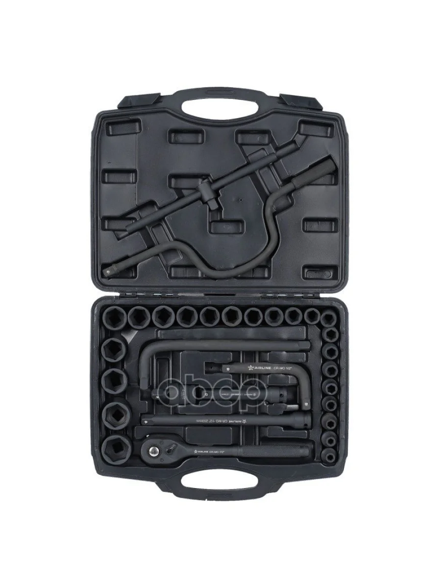 Набор Головок Ударных 12 6-Гранных (31 Предм. 8-32 Мм) Пласт.кейс Airline (Atas405) AIRLINE арт. ATAS405  в Керчи Республика Крым