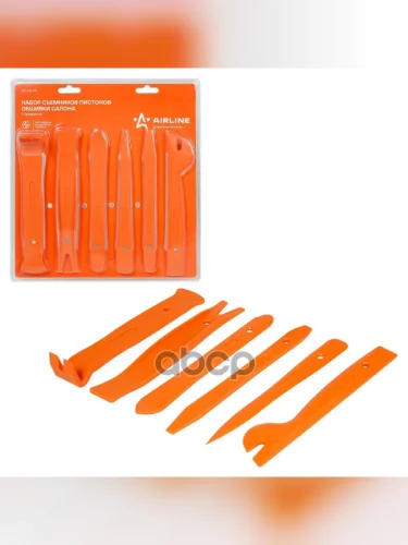 Съемник Пистонов Обшивки Салона 6 Предметов Airline Пластик (At-Cr-05) AIRLINE арт. AT-CR-05