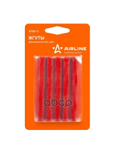 Жгут Для Ремонта Бескамерных Шин Airline 6*10См 10Шт. (Atrk-5) AIRLINE арт. ATRK-5