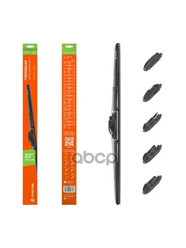 Щетка Стеклоочистителя 550 Мм22 Гибридная Airline (1 Шт.) (Awb-H-550) AIRLINE арт. AWB-H-550