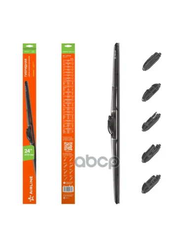 Щетка Стеклоочистителя 600 Мм24 Гибридная Airline (1 Шт.) (Awb-H-600) AIRLINE арт. AWB-H-600