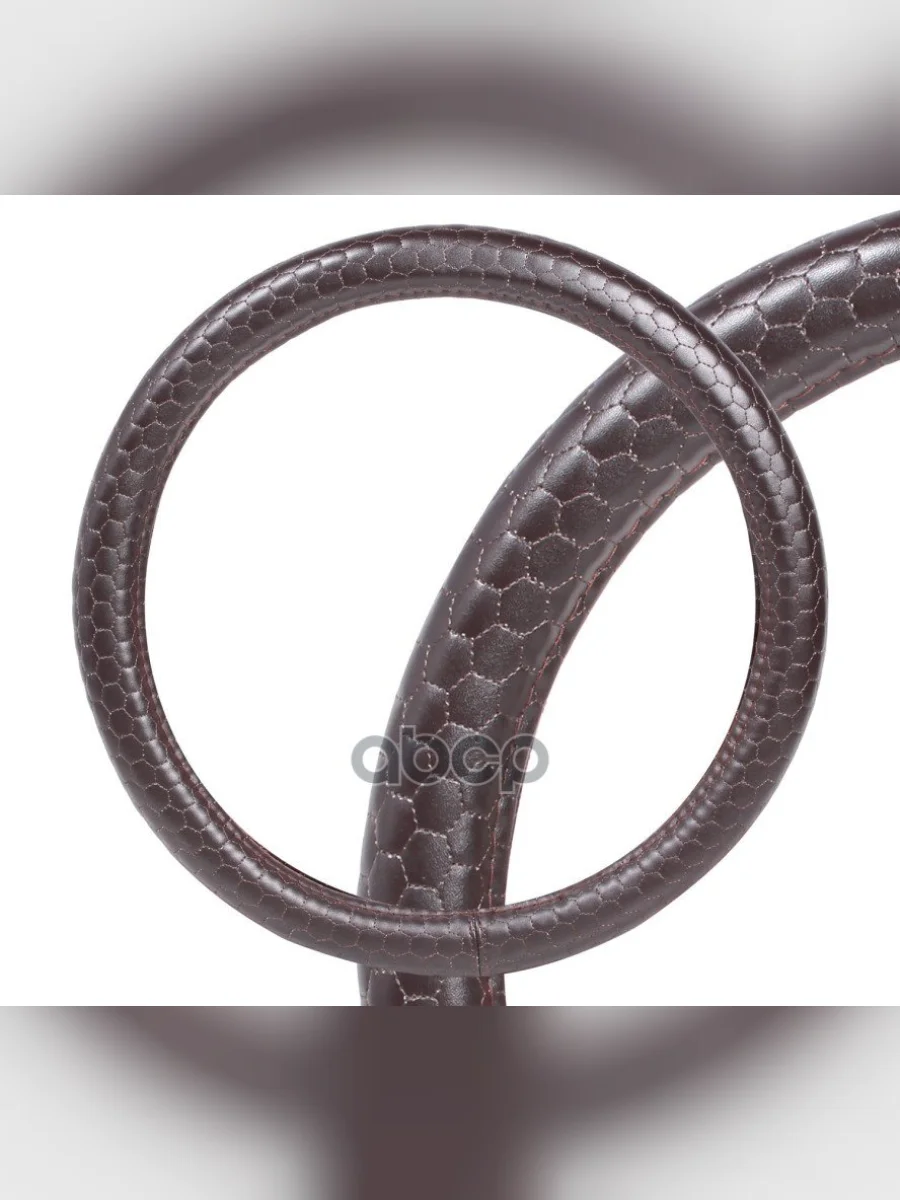 Оплетка На Руль Airline (M) 37-39 См. Коричневая Кожаная С Тиснением (Awc-Sl-04M) AIRLINE арт. AWC-SL-04M  в Керчи Республика Крым