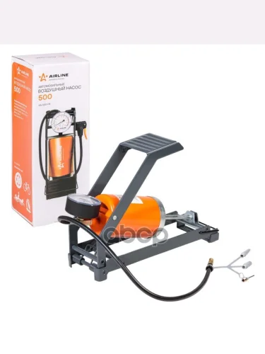 Насос Ножной Airline 6 Атм. 500 См.куб. (Pa-500-04) AIRLINE арт. PA-500-04