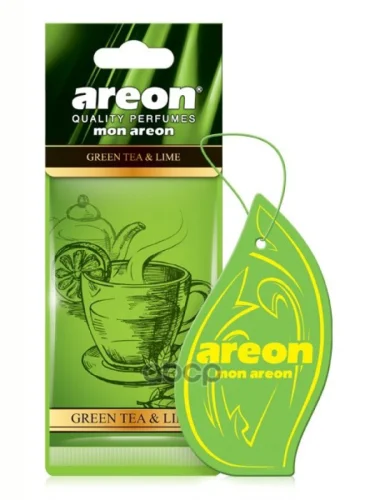 Ароматизатор Подвесной Картон Areon Mon Зеленый Чай И Лайм AREON арт. 704-043-336