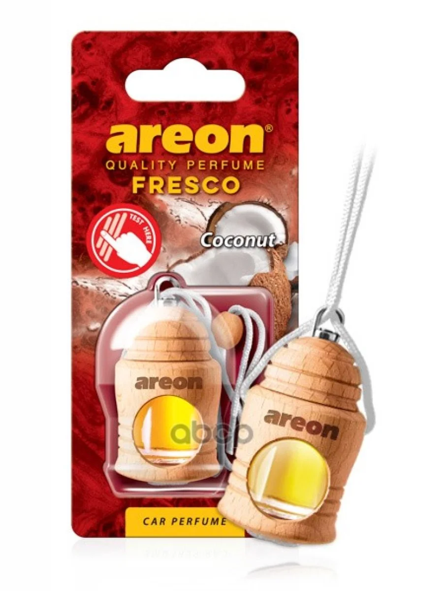 Ароматизатор Подвесной Бутылочка Areon Fresco Coconut  Кокос 704-051-310 AREON арт. 704-051-310  в Керчи Республика Крым