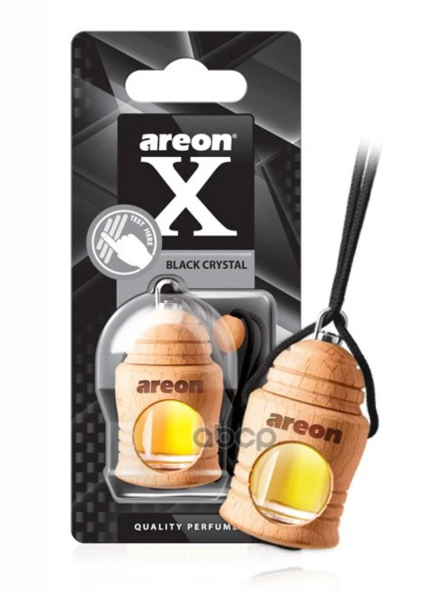 Ароматизатор Подвесной Бутылочка Areon Fresco Xver Черный Кристал AREON арт. 704-051-X01  в Перми Пермском крае