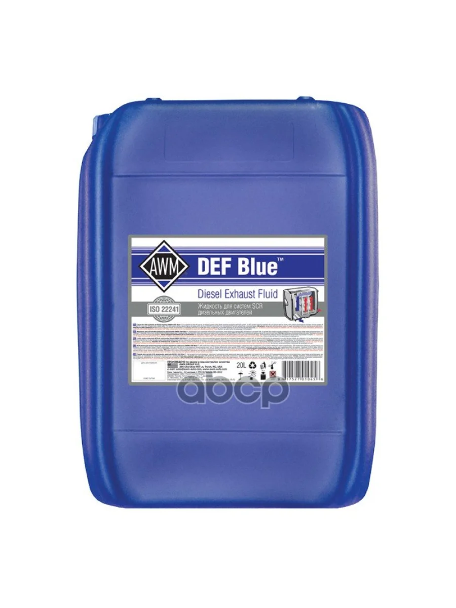 Жидкость Для Систем Scr Дизельных Двигателей (20 Л.) Мочевина Awm Def Blue (430700006) AWM арт. 430700006  в Перми Пермском крае