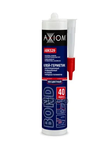 Герметик Кузовной Axiom Bond Конструкционный, На Основе Гибридных Полимеров (280 Мл.) Прозрачный, Ка AXIOM арт. ABK529