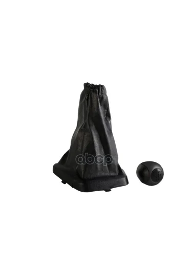 Ручка Рычага Кпп Ваз 1118-1119 Калина С Рамкой, Винил, Черный, В Блистере (Кпп00165) AZARD арт. КПП00165