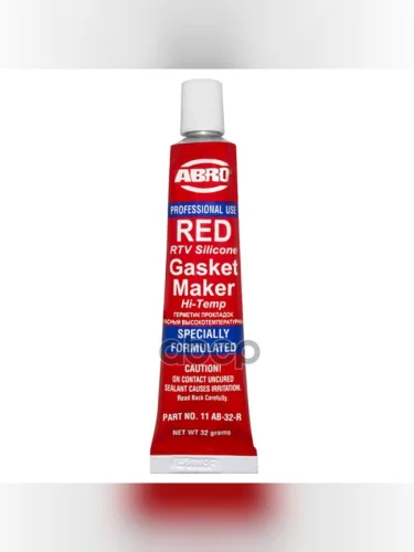 Герметик-Прокладка  Abro Masters Красный Высокотемпературный (32 Г) Китай (11-Ав-Ch-32) ABRO арт. 11-AB-CH-32