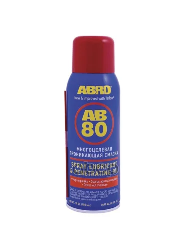 Смазка Универсальная Abro Ab 80 Проникающая (520 Мл) Аэрозоль, С Тефлоном ABRO арт. AB-80-10-R