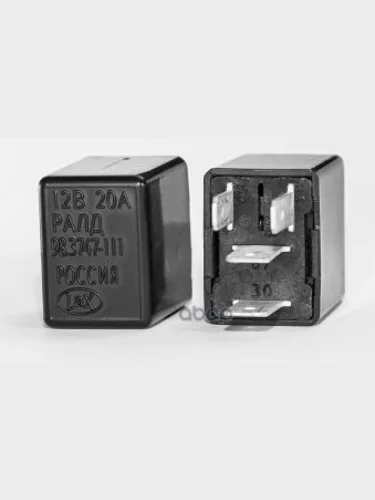 Реле Универсальное Мини 4-Х Контактное Для АМ Газ,Уаз (12В 20А) Авар (98.3747-111) Avar арт. 98.3747-111