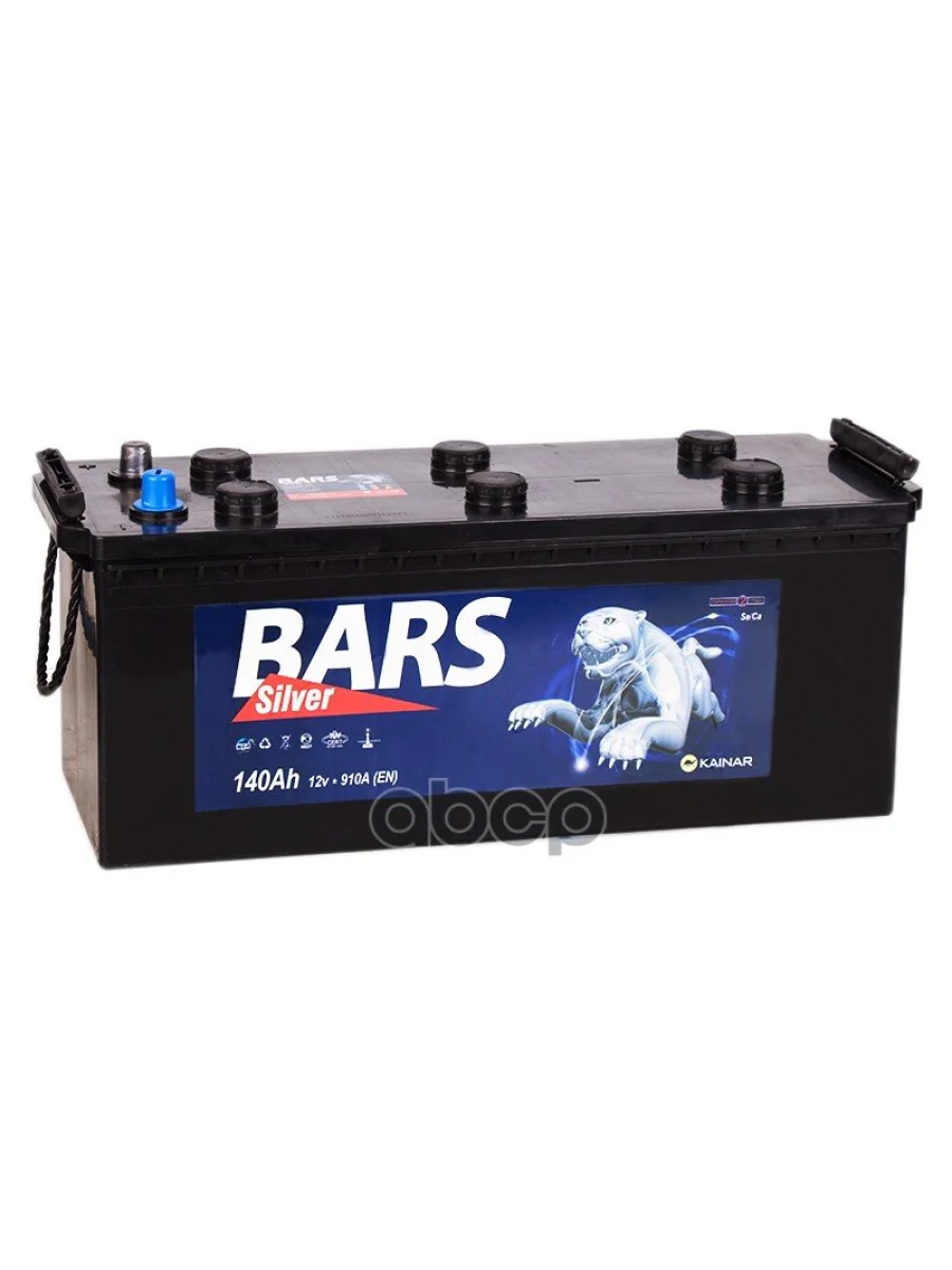Аккумулятор 140 Bars Silver Рос. Полярность BARS арт. 6СТ-140L1  в Перми Пермском крае