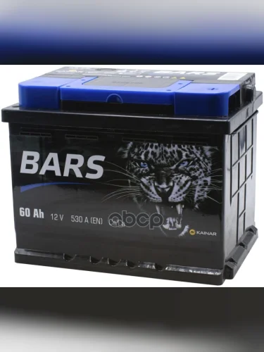 Аккумулятор  60 Bars Silver Обратная Полярность BARS арт. 6СТ-60L0