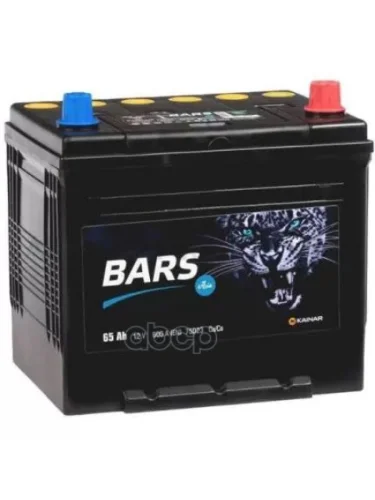 Аккумулятор  65 Bars Asia Обратная Полярность BARS арт. 6СТ-65L0