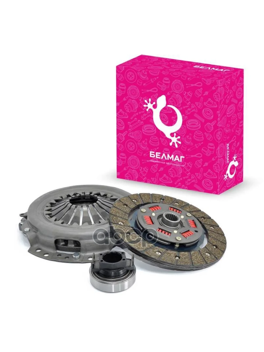 Комплект Сцепления Ваз 2121, 21213, 21214, 2131 В Сб. Белмаг Bm.0205 (21213-1601000) BELMAG арт. BM.0205  в Керчи Республика Крым