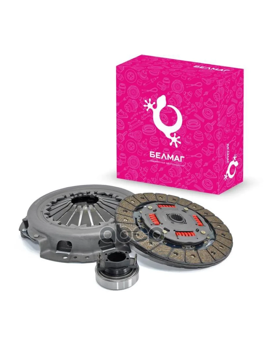 Комплект Сцепления Ваз 2123, Lada 4X4 (С 2011 Г.в.) С Дв. 21213, 2130 В Сб. Белмаг (2123-1601000) BELMAG арт. BM.0206  в Керчи Республика Крым
