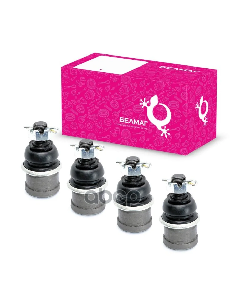 Шарнир Рулевых Тяг Для АМ Газ 3302, 2217 Белмаг (К-Т 4Шт) В Сб. (Bm.1017) (3302-3414029) BELMAG арт. BM.1017  в Перми Пермском крае
