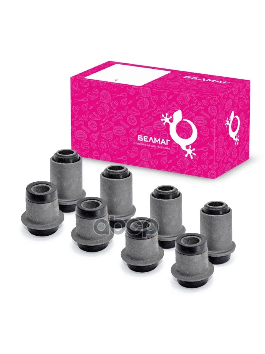 Сайлентблок Ваз 2121 (К-Т 4+4Шт) Белмаг (Bm.1037) (21212101-2904040) BELMAG арт. BM.1037  в Керчи Республика Крым