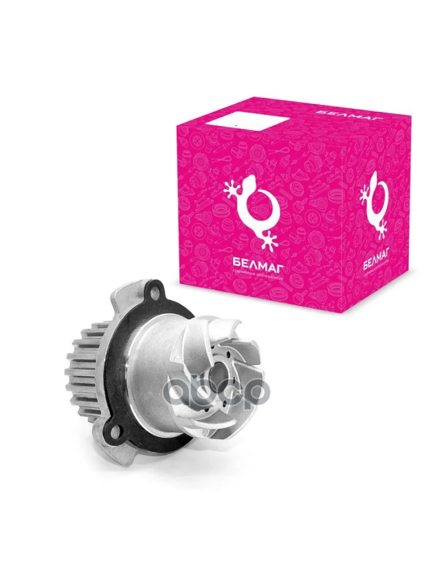 Насос Водяной Ваз 1117-19, 2108-15, 2190-2191 8-Кл. Металлическая Крыльчатка Белмаг BELMAG арт. BM.7511  в Керчи Республика Крым