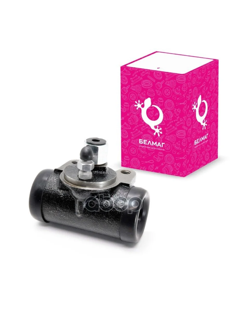 Цилиндр Тормозной Задний Для АМ Газ 3302, 3221, 2705 (D10D12) Универсальный С Переходником Белмаг BELMAG арт. BM.9415  в Керчи Республика Крым
