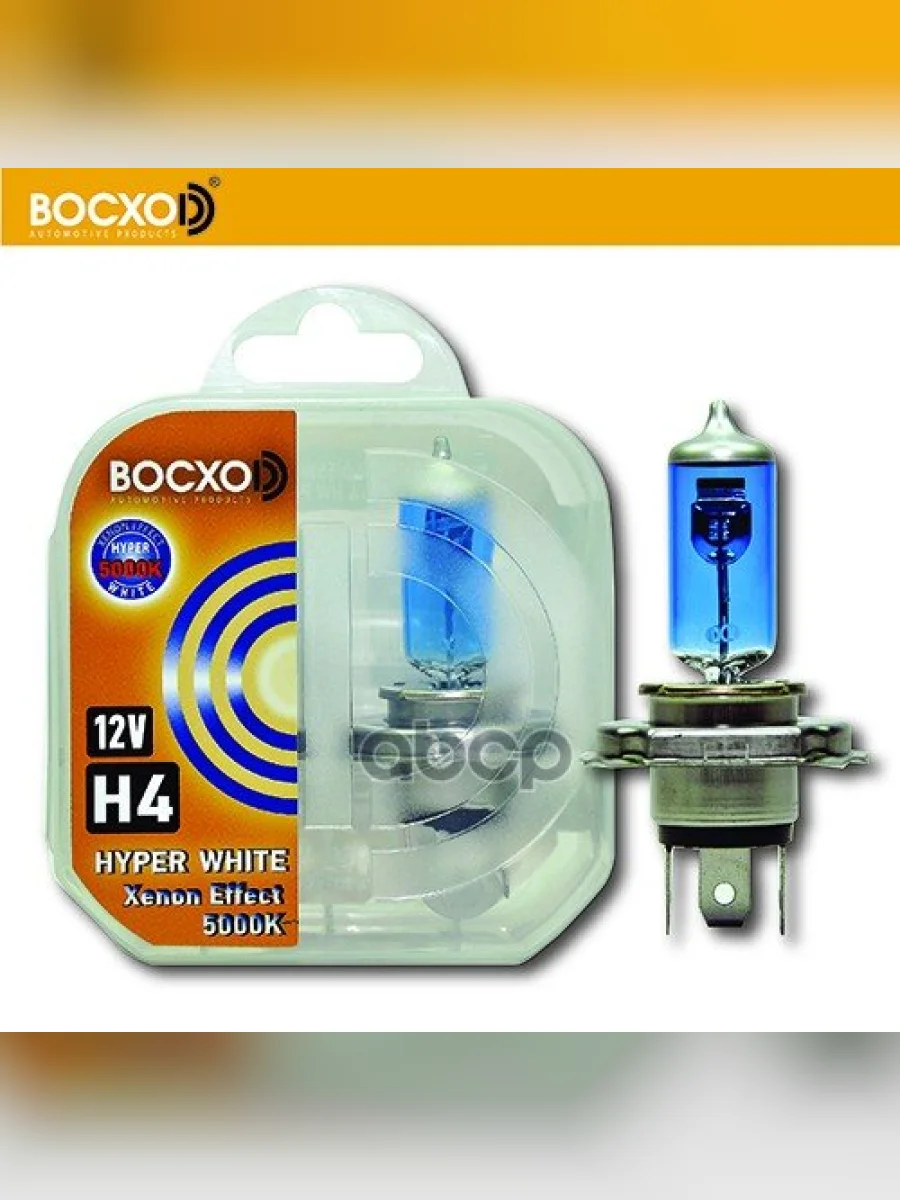 Лампа Галогеновая H4 12V  6055W Восхоd Hyper White 5000K P43t (2Шт,К-Т) (80614Hw) BOCXOD арт. 80614HW  в Керчи Республика Крым