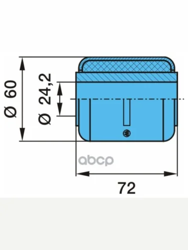 0203142400 Сайлентблок Полурессоры НО (Под Палец М24) Bpw BPW арт. 0203142400