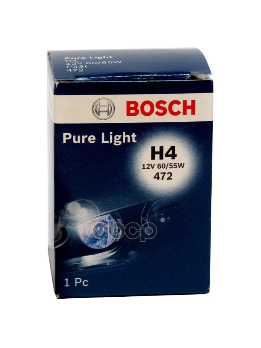 Лампа Галогеновая H4 12V  6055W Bosch Purelight P43t(1987302041) Bosch арт. 1987302041  в Перми Пермском крае