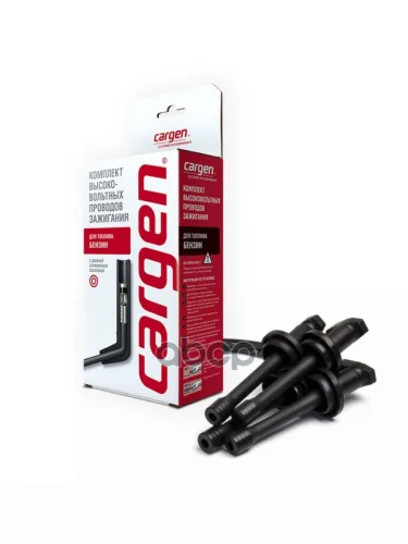 Провода Высоковольтные Для АМ Газ Дв.406 Cargen Силикон (К-Кт) С Наконечниками (4062.3707244-10) Cargen арт. 4062.370724410CR