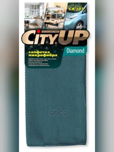 Салфетка Микрофибра City Up Для Стекла (35*40 См) City Up арт. CA-107