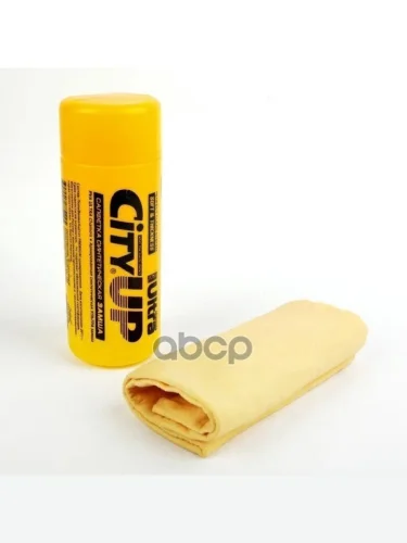 Замша Искуственная  City Up (64*43) В Тубе, Влаговпитывающая City Up арт. CU-221