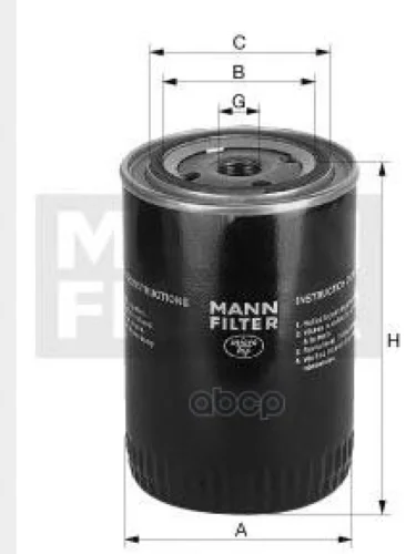 Фильтр Охлаждающей Жидкости MANN-FILTER арт. WA9140
