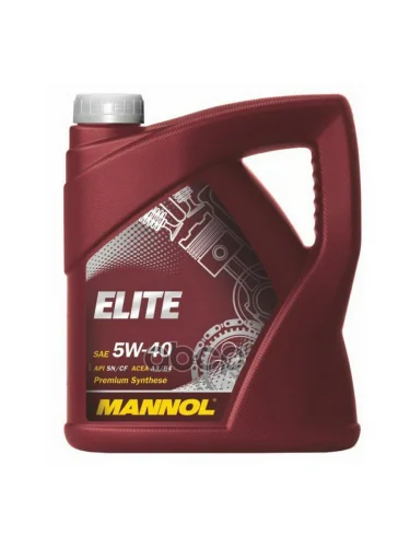 MANNOL Масло Mannol Моторное  5W-40 Elite (  4Л) Синтетика