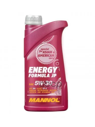 MANNOL Масло Mannol Моторное  5W-30 Energy Formula Jp   (1Л) Синтетика