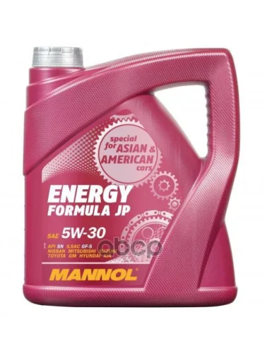 MANNOL Масло Mannol Моторное  5W-30 Energy Formula Jp   (4Л) Синтетика