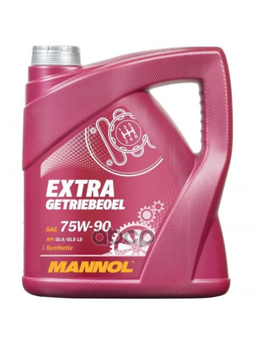 Масло Mannol Трансмиссионное 75W-90 Extra Getriebeoel Gl-4Gl-5 Ls    (4Л.) Синтетика MANNOL арт. 1353  в Керчи Республика Крым