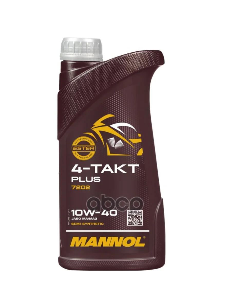 Масло Mannol Моторное   4-Х Тактное 10W40 Plus   (1Л) Полусинтетика MANNOL арт. 1400  в Керчи Республика Крым