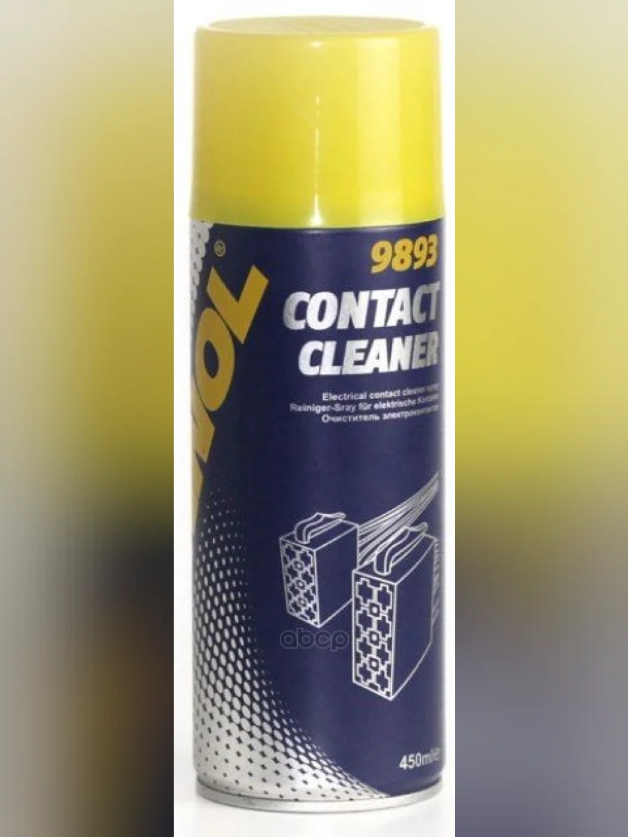 Очиститель Клемм Акб, Электрических Контактов, Mannol Contact Cleaner  (450 Мл) Аэрозоль (9893) MANNOL арт. 2244  в Керчи Республика Крым