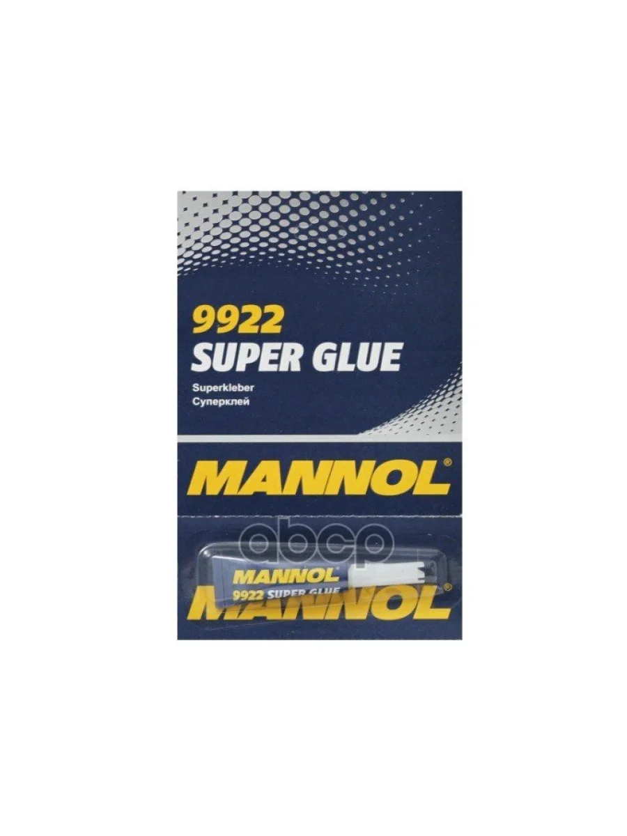Клей Секундный Mannol Super Glue (3 Гр) (9922) MANNOL арт. 2439  в Перми Пермском крае