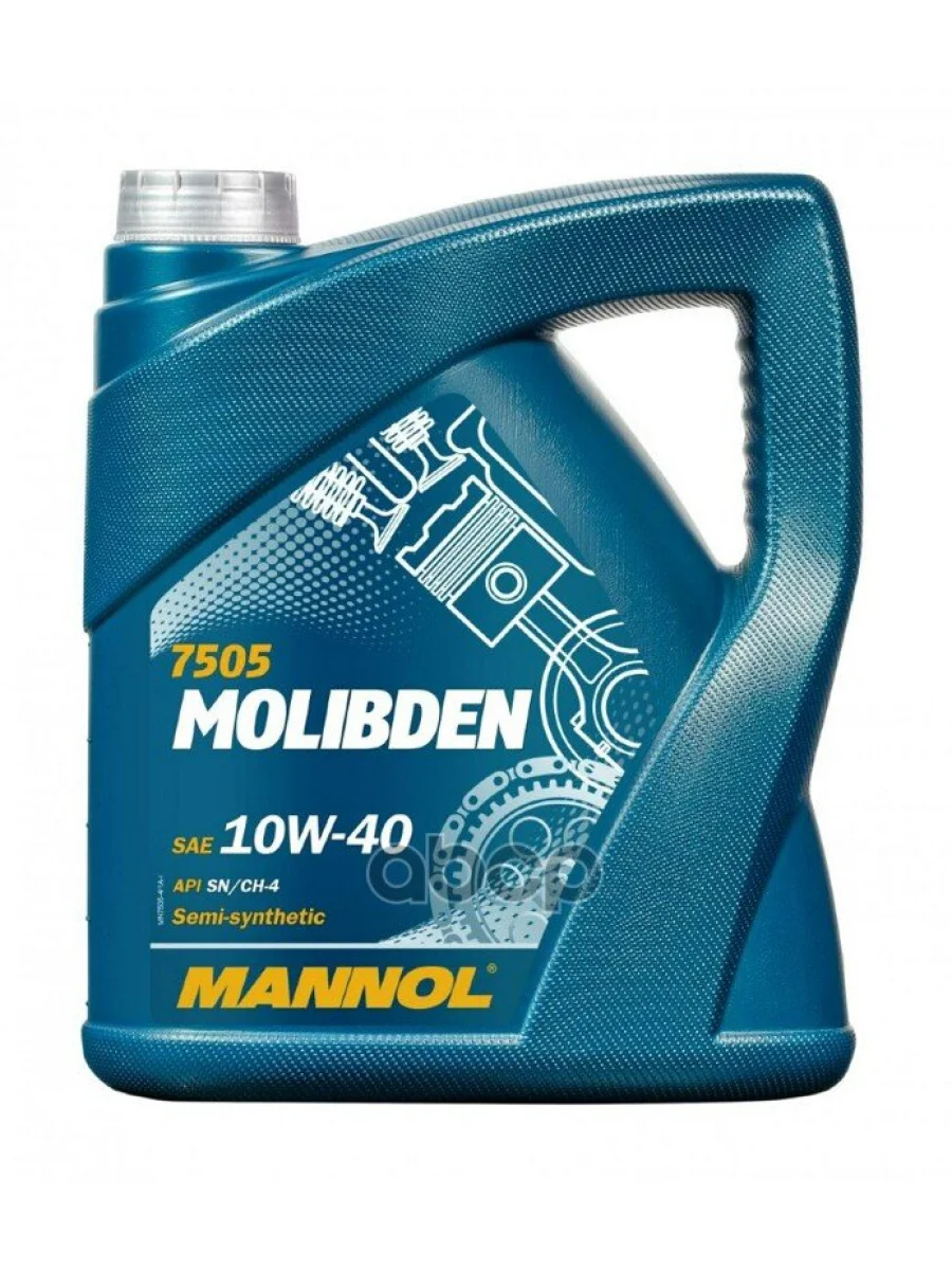 MANNOL Масло Mannol Моторное 10W-40 Molibden Benzin   (4Л) Полусинтетика  в Керчи Республика Крым