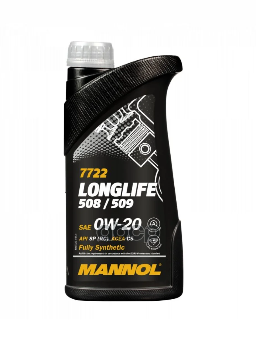 MANNOL Масло Mannol Моторное  0W-20 Longlife 508509 ( 1Л) Синтетика  в Самаре Самарской области