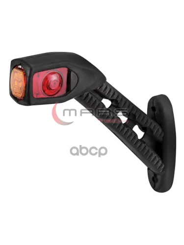 Фонарь Габаритный Рожок Led 24V Прямоуг Стекла КрБЖ Наклонный Провод 185X168x35 MARS Tech арт. M720213