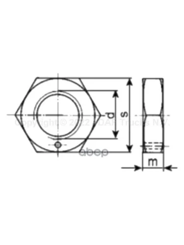 ****Гайка Подвесного Подшипника DAF арт. 1404562