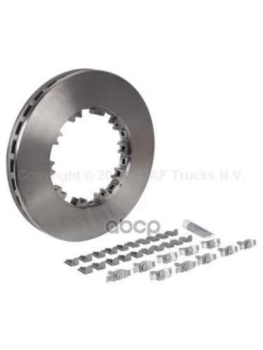 1812563 Диск Тормозной Cf657585Xf95105 375X44x128 (Болты, Фиксаторы, Паста) DAF арт. 1812563