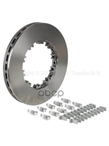 1812582 Диск Тормозной Задний Daf Cf657585Xf95105  (Болты, Фиксаторы, Паста) DAF арт. 1812582