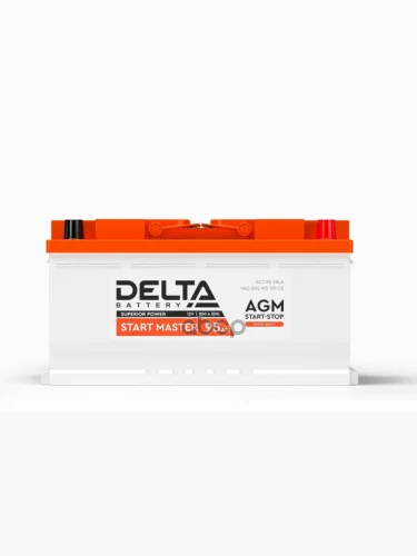 Аккумулятор  95 Delta Start Master Agm Обратная Полярность DELTA battery арт. 3401010420003