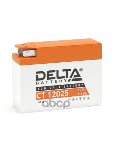 Аккумулятор  12V -  2,5 АЧ Delta Ct (Yt4b-Bs) DELTA battery арт. CT 12025